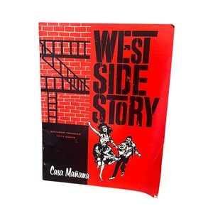 RARE VTG West Side Story 1966 Souvenir Program Casa Manana Texas Musical Ads